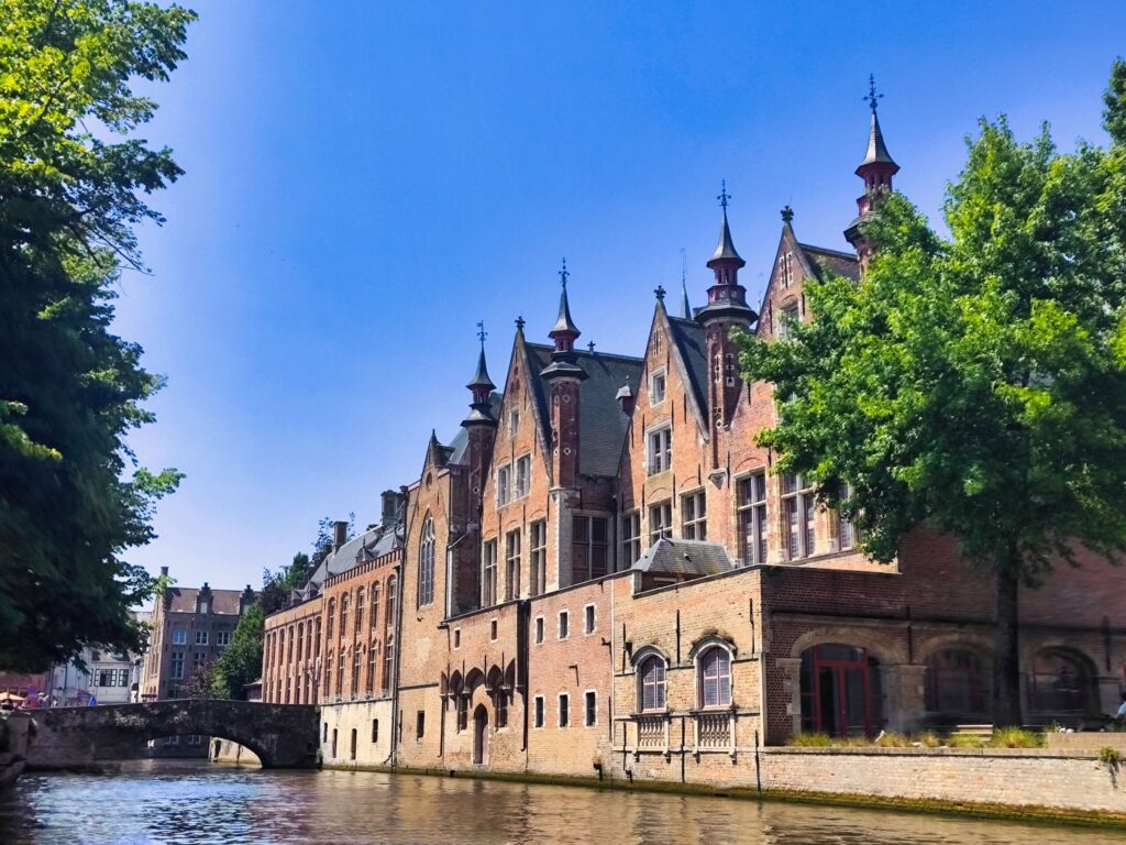 Façade arrière du manoir de la Brugse Vrije